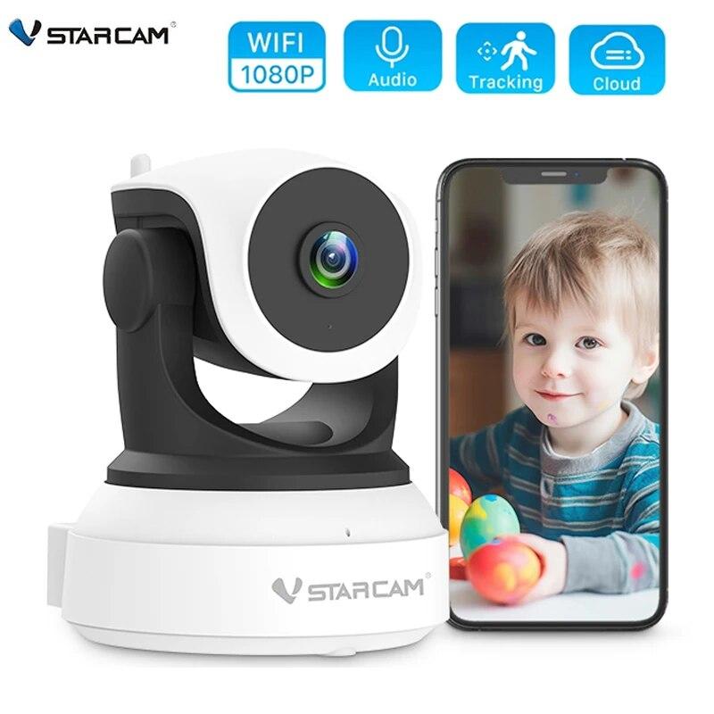 

Vstarcam ЕС 1080P Wi-Fi IP-камера безопасности 2MP Крытый автослежение HD Ночное видение Двустороннее аудионаблюдение Радионяня Pet Cam
