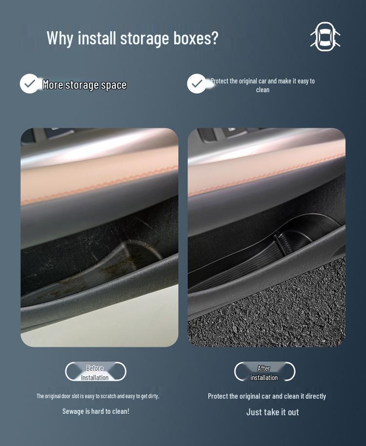 BYD Dolphin Car Door Storage Organizer and Interior Accessory