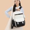 Casual Large Minimalist Capacity Backpack With Color Blocking Design For Daily