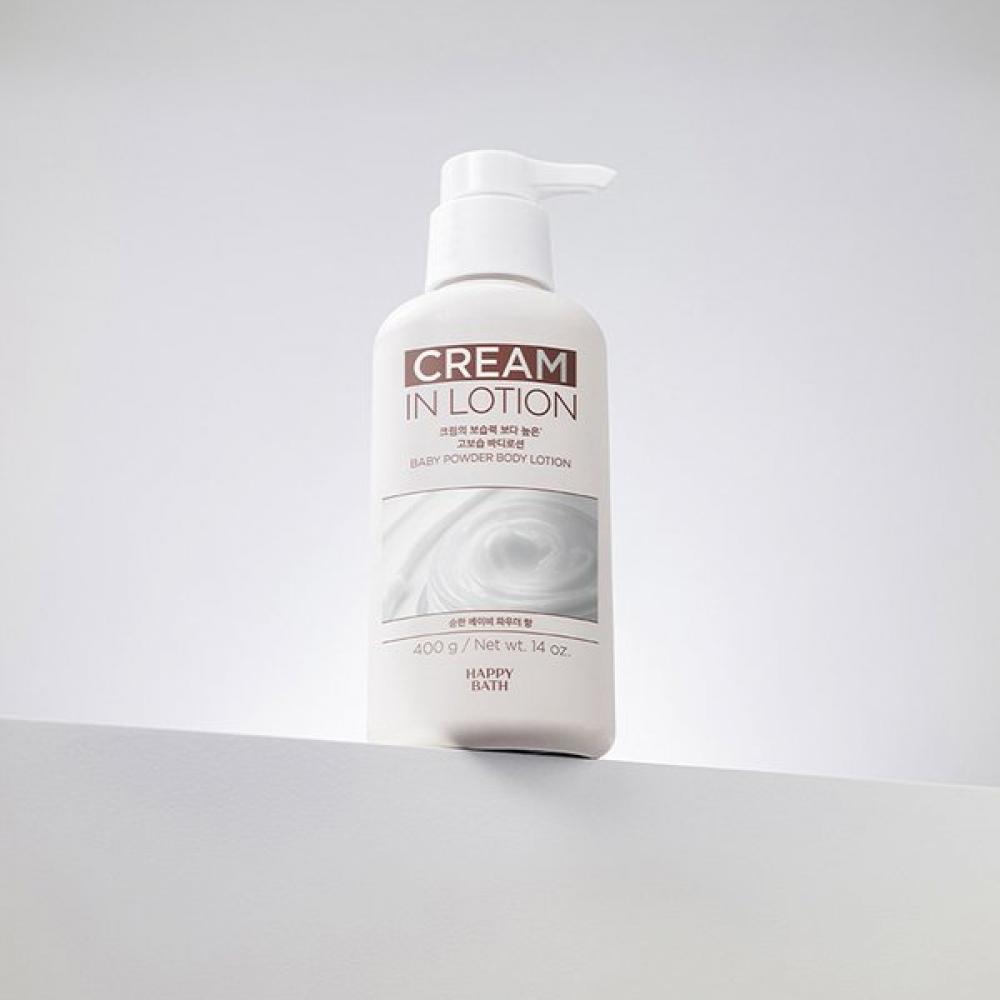 Happy Bath Baby Powder Body Lotion 400g