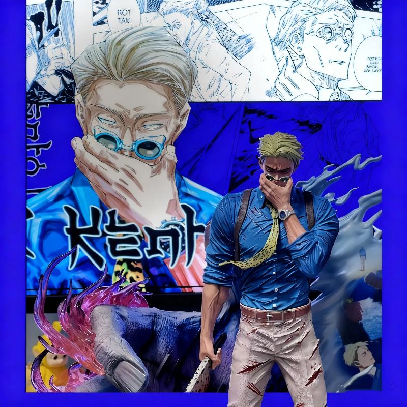 Jujutsu Kaisen 1/6 Nanami Kento 32cm Action Figures PVC 3-Head Statue Collectable Anime Model Toy Exquisite Ornament Boy Gift
