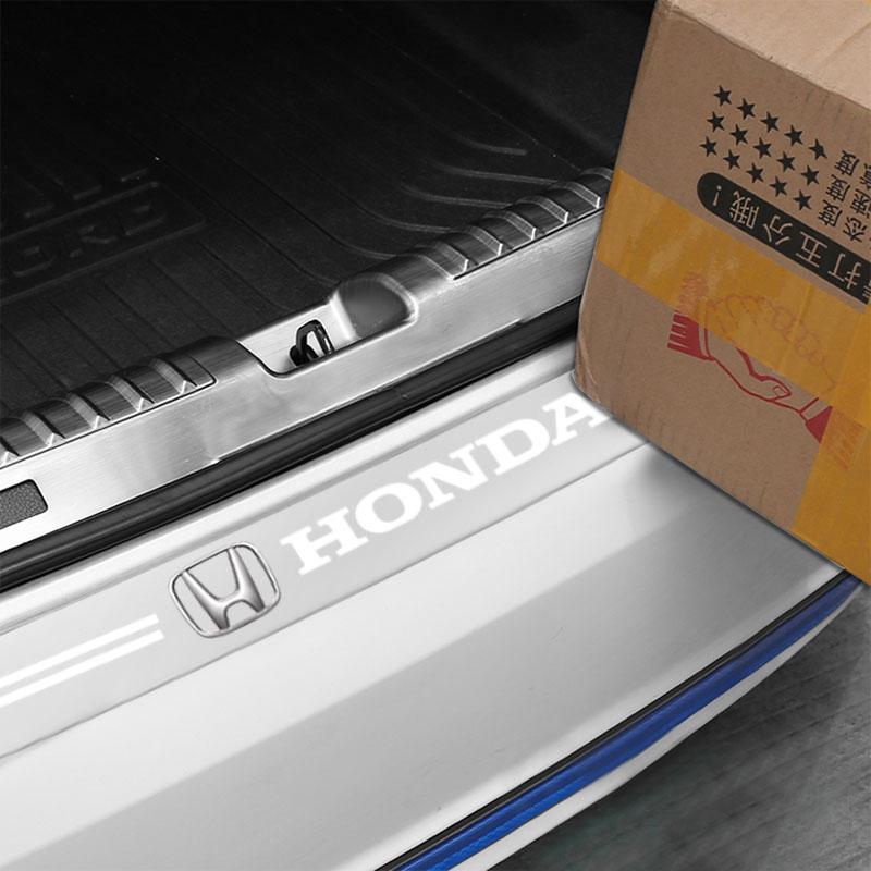 1Pcs Transparent Car Trunk Badge Protective Sticker Car Accessories For Honda Fit Mugen Insight Type S R VTEC DOHC Modulo Vezel Legend RR Si