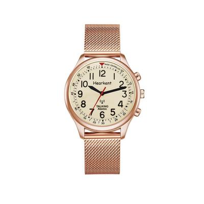 Voice Wristwatch H-2004L Japan Reading Time and Date Announcement Unisex Elderly Visually Impaired