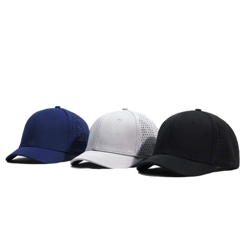 Breathable 5cm Short Brim Baseball Caps Adjustable Elasticity Sun Visor Cap  Unisex