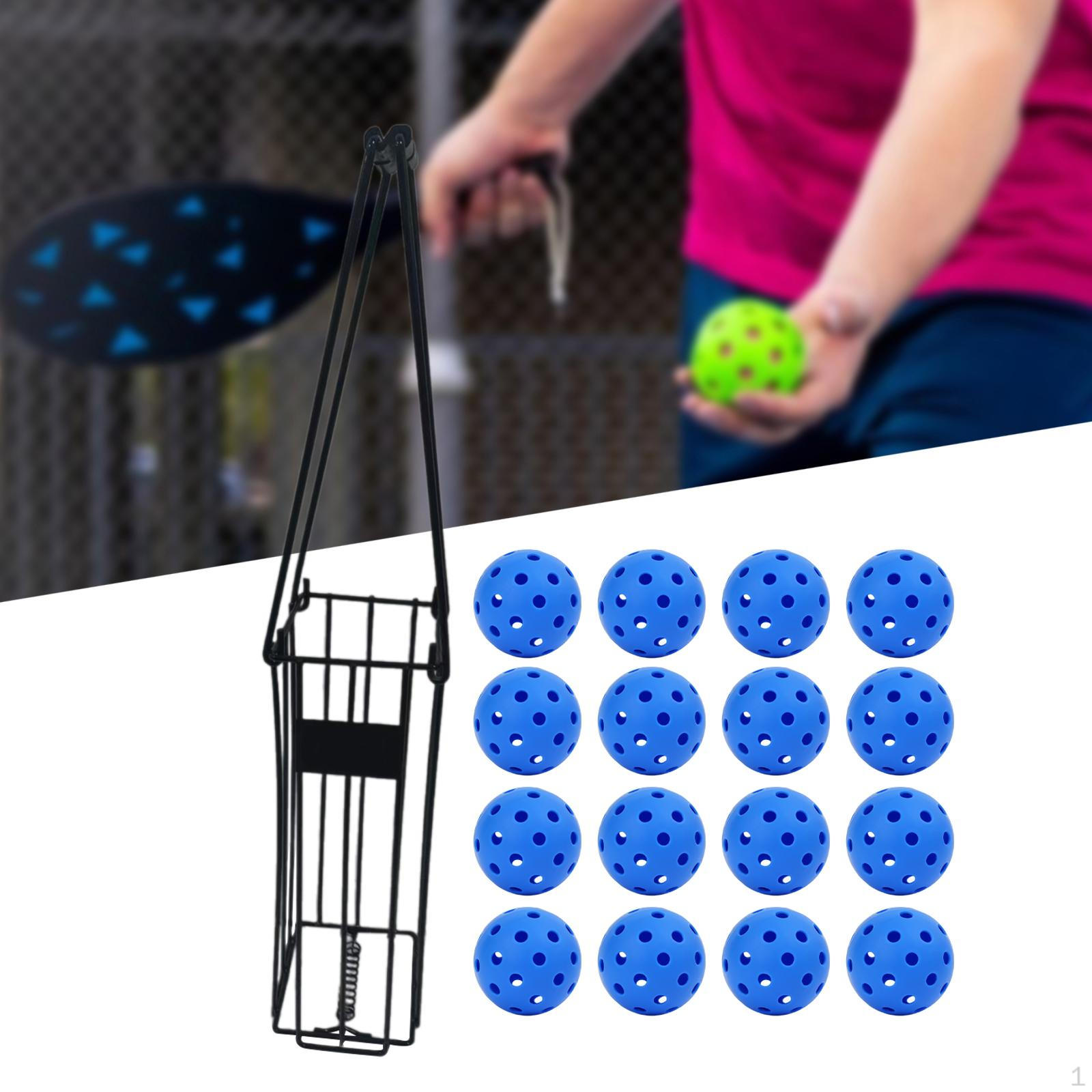 

Pickleball Retriever Basket Balls Collector Тенісний пікап для спорту на свіжому повітрі синій