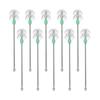 10PCS Double Layer Squid Fishing Jig Hook Long Handle Squid Hooks Squid Baits Hook  Squid Fishing