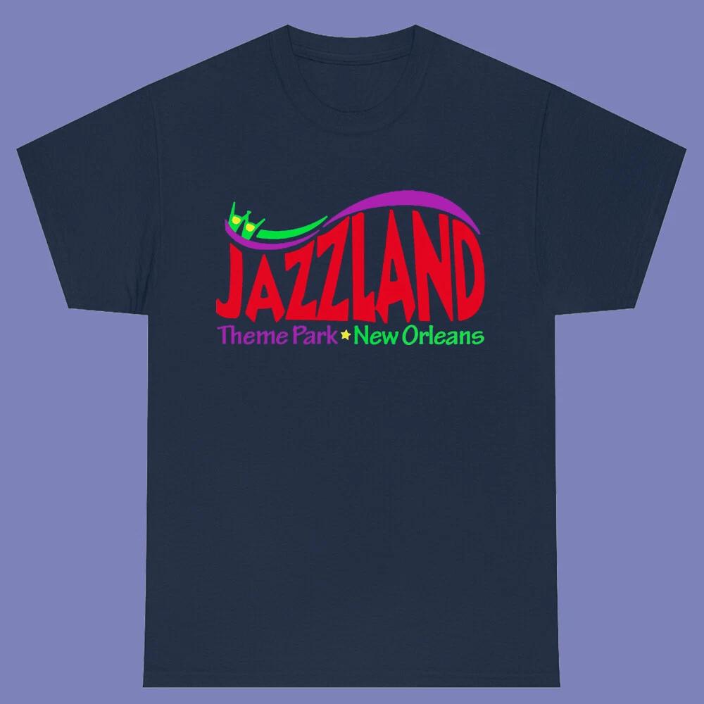 Jazzland Themepark New Orleans Men s Navy Size S-3XL XL