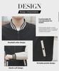 Men's Korean Style Spring/Autumn 2023 Trendy Solid Color Baseball Jacket