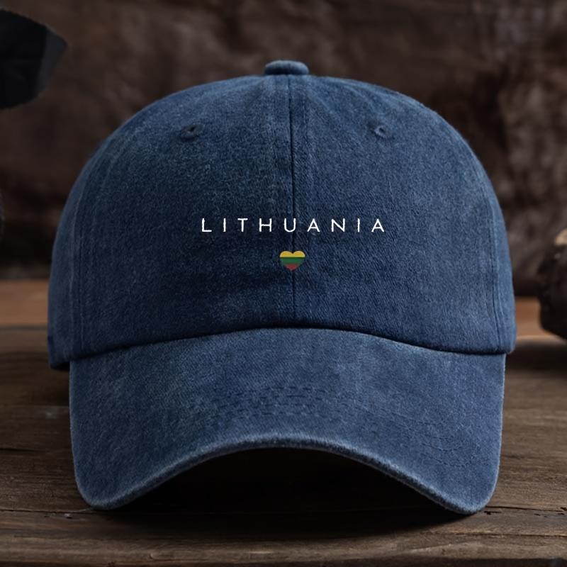 A Stylish And Versatile Baseball Cap with Interesting Letter Prints Perfect for UnisexS Outdoor Wear