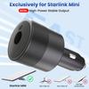 Starlink Mini Car Adapter 12V/24V To Stable 30V 2A DC Step Up Converter with 60W Car Cigarette Lighter, for RV, Boat, Trailer