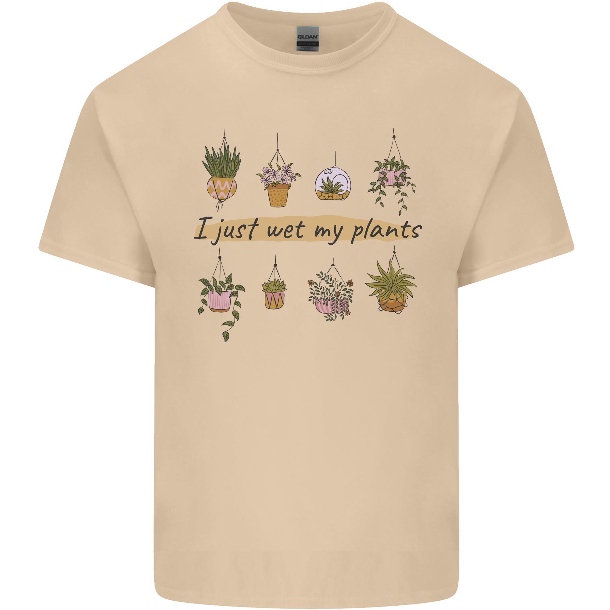I Just Wet My Plants Funny Gardening House Unisexs Light Cotton TShirt S