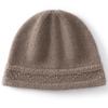 % Cashmere Autumn and Winter New Hats Thickened Men's and Women's Cold Hats Warm Bag Head Knitted Cashmere Hats