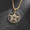 Solomon's Seal Kabbalah Pentagram Amulet Jewelry Pendant Necklace