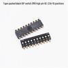 DIP Switch 2.54mm Pitch 1P-10P Through-Hole/SMT