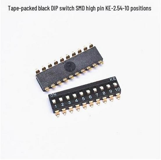 DIP Switch 2.54mm Pitch 1P-10P Through-Hole/SMT