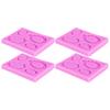 4pcs Picture Frames Silicone Mold Cake Decorating Photo Frame Chocolate Making Mold