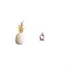 Pineapple Thinker Decorative Resin Sculpture Artificial Figurine Ornament Abstract Collectible for