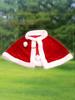 Sciarpa e Mantello Performance di Babbo Natale - Costume da Gioco di Ruolo Natalizio per Adulti e Bambini