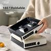 Electric Hot Pot 3L+3L Electric Cooker Stew Pot Folding Dual Steamboat Pot Mandarin Duck Pot Split Foldable Double Flavor