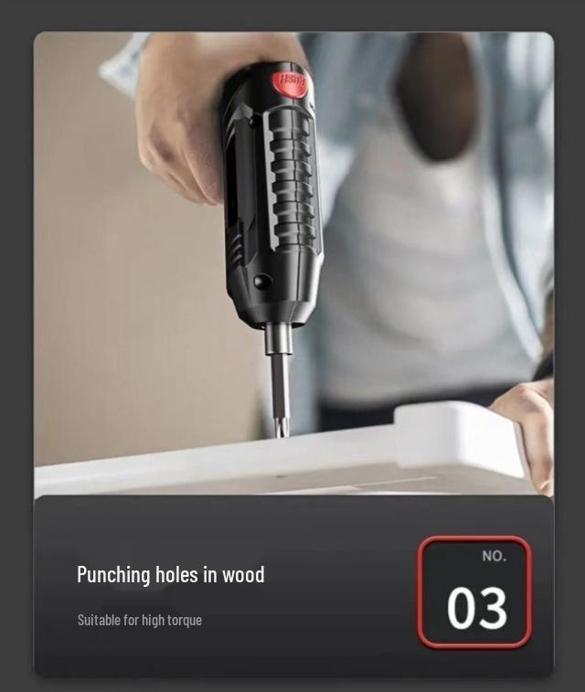 Rechargeable Multifunction Electric Screwdriver and Drill Set