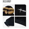 Unisex Oversized Hooded Zip-Up Sweatshirt With Faux Fur Trim Casual Winter Streetwear Top