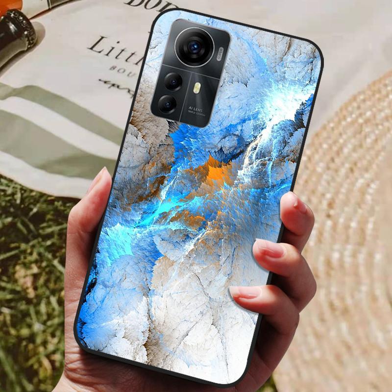 

For ZTE Blade A72s Case Black Cover Shockproof Silicone Soft Back Cases For ZTE Blade A72s Phone Case A 72s A72s Lion Wolf Shell For ZTE Blade A72s