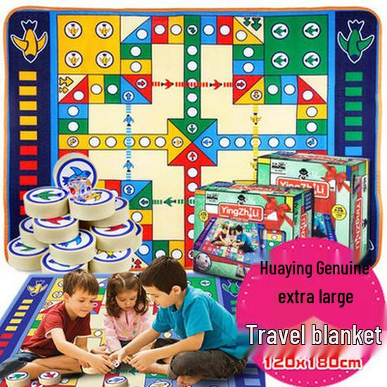 Huaying Extra Large Flying Chess Carpet Mat for Infants and Toddlers - Parent-Child Children's Toy