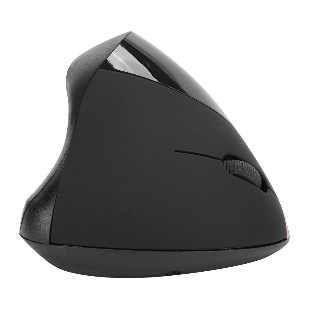 Vertical Mouse Black Wireless Office Gaming Rechargeable Computer Accessories HH‑111