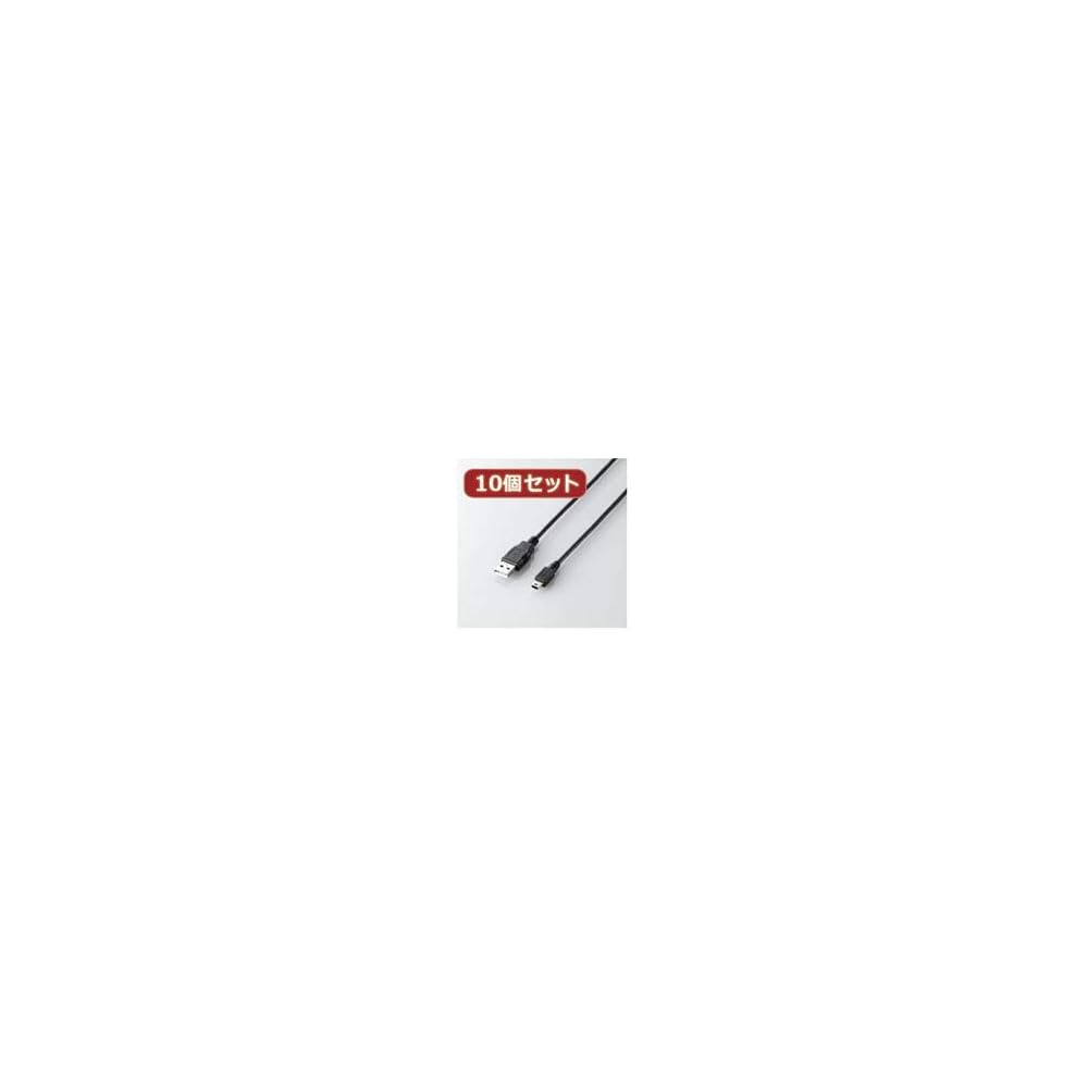 Кабель Elecom USB 2.0 (Тип A-mini-B) U2C-GMM30BKX10 (Набор из 10)