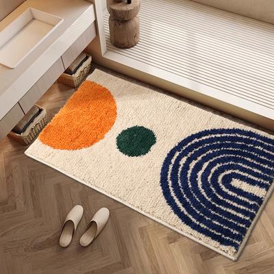 Creative Pattern Carpets for Water-absorbing and Anti-slip Home Decoration In the Living Room, Bathroom and Bedroom