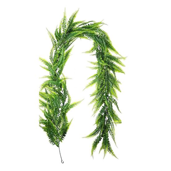 

6 футов Искусственная зеленая гирлянда Зеленая лоза Искусственная гирлянда из эвкалипта и папоротника Искусственные подвесные растения для оформления свадебной арки, венка, украшения дома и сада A