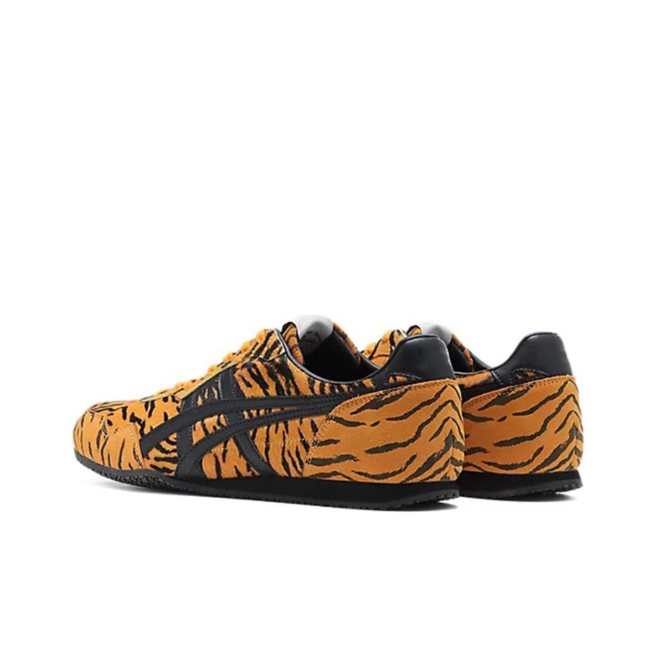 ONITSUKA TIGER Serrano Cool Fashion Durabil Pantofi de Alergare Joasă Unisex Sneaker Galben Negru 1183C008-800