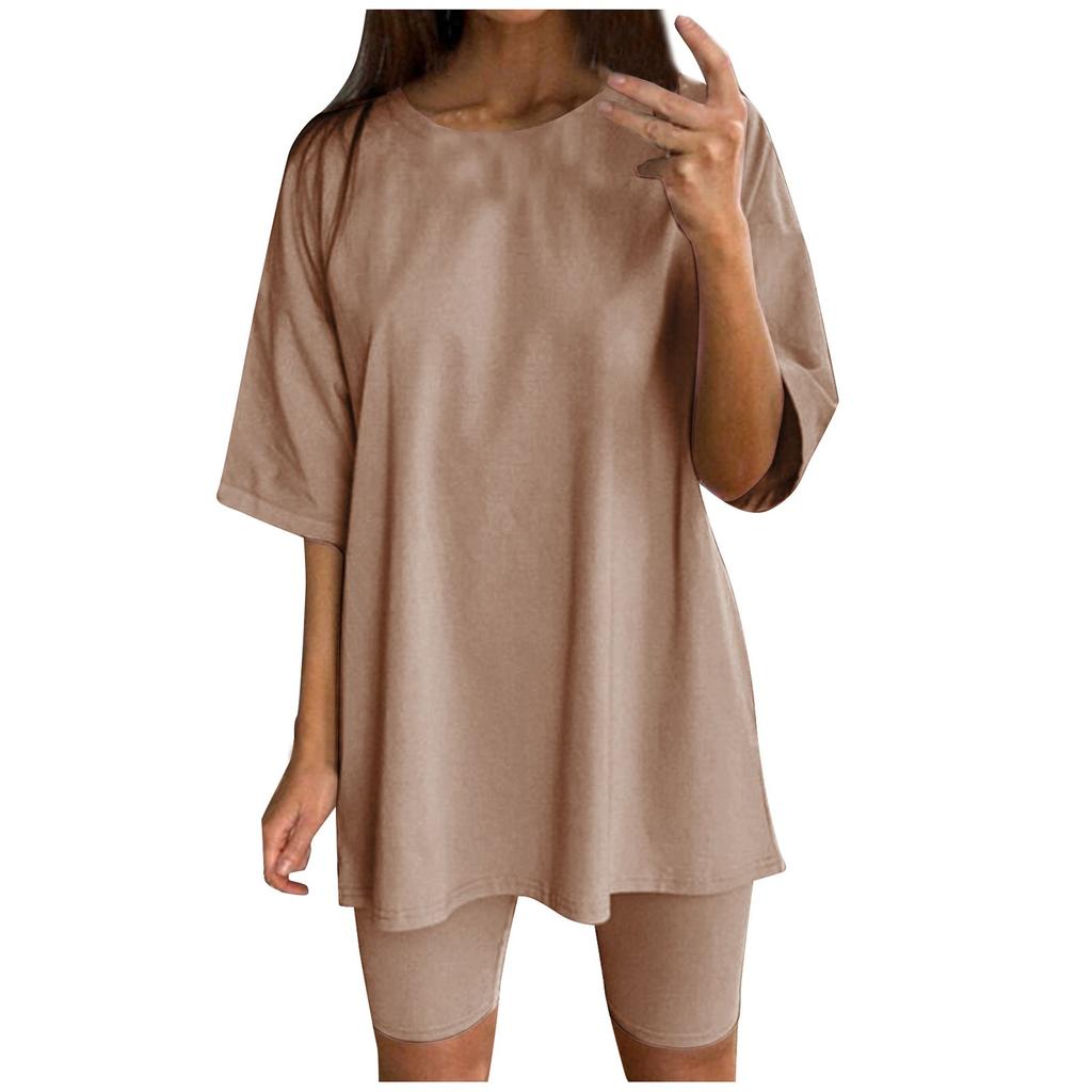 Módní dámský jednobarevný volný a zeštíhlující pásek sportovní ležérní dámský oblek