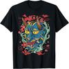 ONI Japanese Demon T-Shirt - Blue Demon Oni Mask