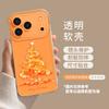 Delivery Apple Christmas 17 Tree 13 New Year 16promax for Iphone15 Transparent Soft 14 Cartoon Mobile Phone Case