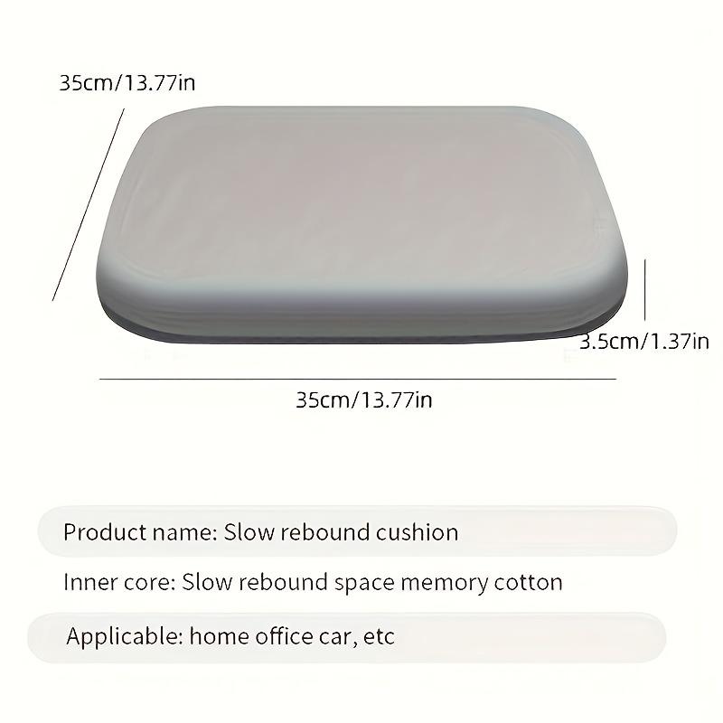 1pc Slow Rebound Memory Cotton, Durable and Non Collapsing, Office Chair Cushion, All-Season Universal Cushion