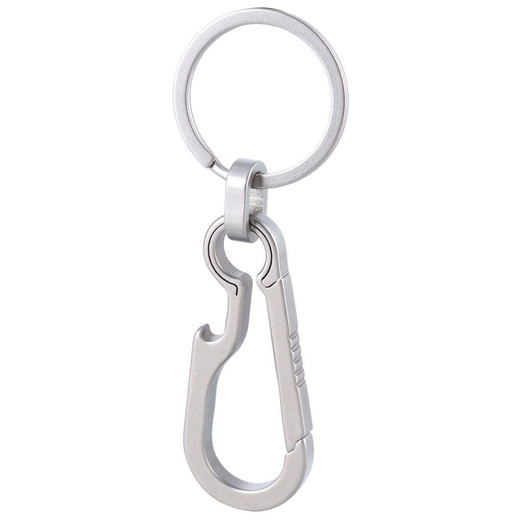 Quick Releases Keychains Heavy Duty Belt Clips Key Holder with Bottle Opener Titaniums Alloy Keychains Carabiner Clip