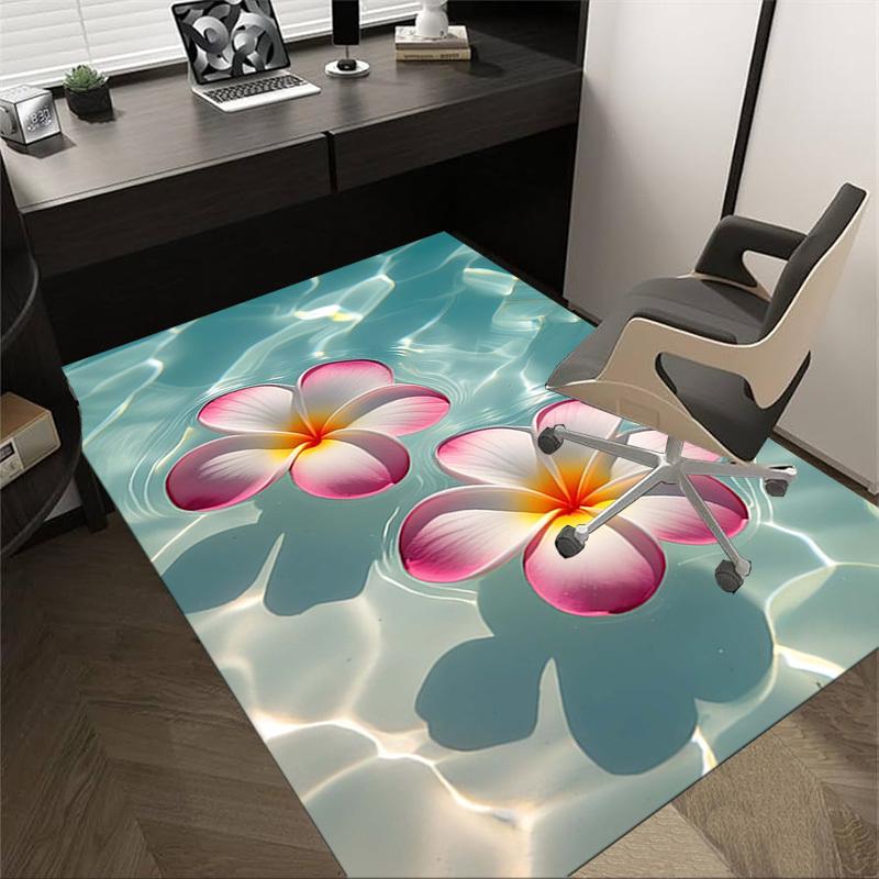 1 Stück Blumenwasser Extra Groß Rutschfester Teppich für Boden, Büro, Familie, Schlafzimmer, Studio Großer Teppich Innen Teppiche, Lebendige Farben
