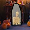 Yousheng Halloweenowe Lustro Ducha LED Nawiedzone Lustro z Hologramem Szkieletu na Halloweenowe Materiały Imprezowe Dekoracja Wewnętrzna Sypialni Kuchni
