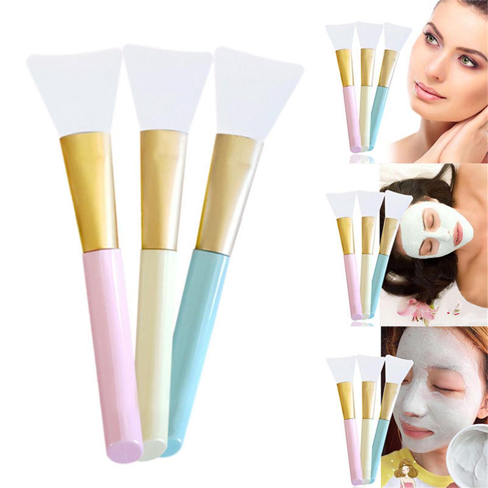 

Random Color New Easy Wash Makeup Professional Silicone Mud Mixing Tool Skin Care Face Mask Brush
