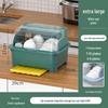 Bingyue Kitchen Dish Drainer and Storage Box with Lid