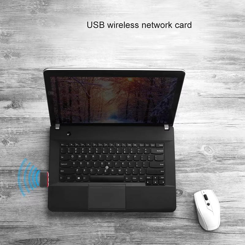 Mini USB Wi-Fi Adapter 2.4G Wireless Network Card USB 2.0 WiFi Ethernet Receiver Dongle 802.11 b/g/n For PC Computer Accessories