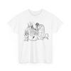 Original Drawing Xenomorph and Friends In Black and White Tshirt