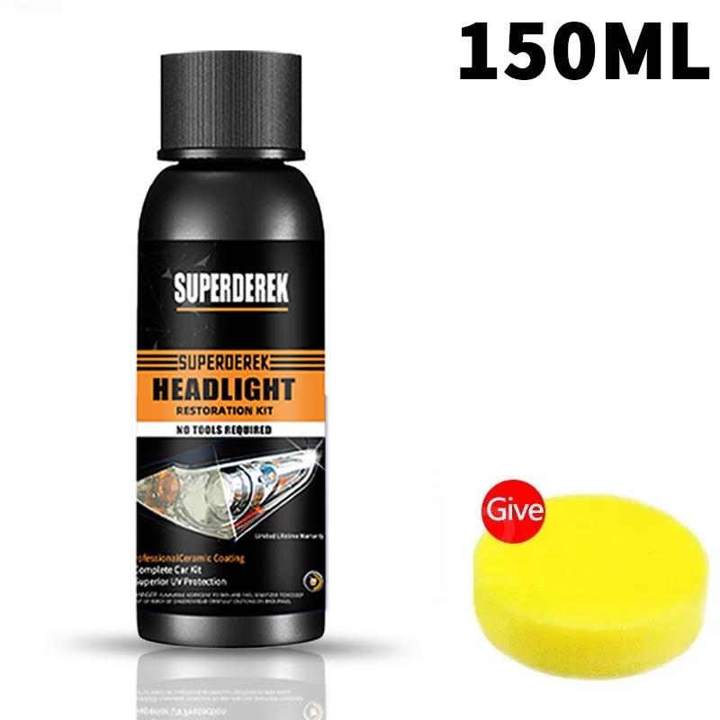Headlight Polish Headlight Restoration Polish Kit Liquid Vaporizer Polymer Liquid Anti-scratch Scratch Clean Maintenance