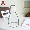 Abstract Black Lines Minimalist Abstract Iron Vase Dried Flower Vase Racks Nordic Flower Ornaments Home Party Decoration Vase