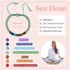 European & American Fashion Malachite Double-Layer Tree of Life Bracelet with Seven-Color Stones