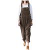 Women'S Pants Casual Loose Pants Corduroy Jumpsuit Cargo Pants Casual Cargo Pants