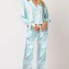 2024 New Women's European & American Print Pajama Suit