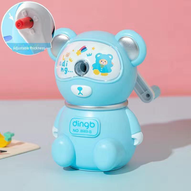 Dingbang animacinis rankinis pieštukų drožtukas vaikams ir darželio mokiniams