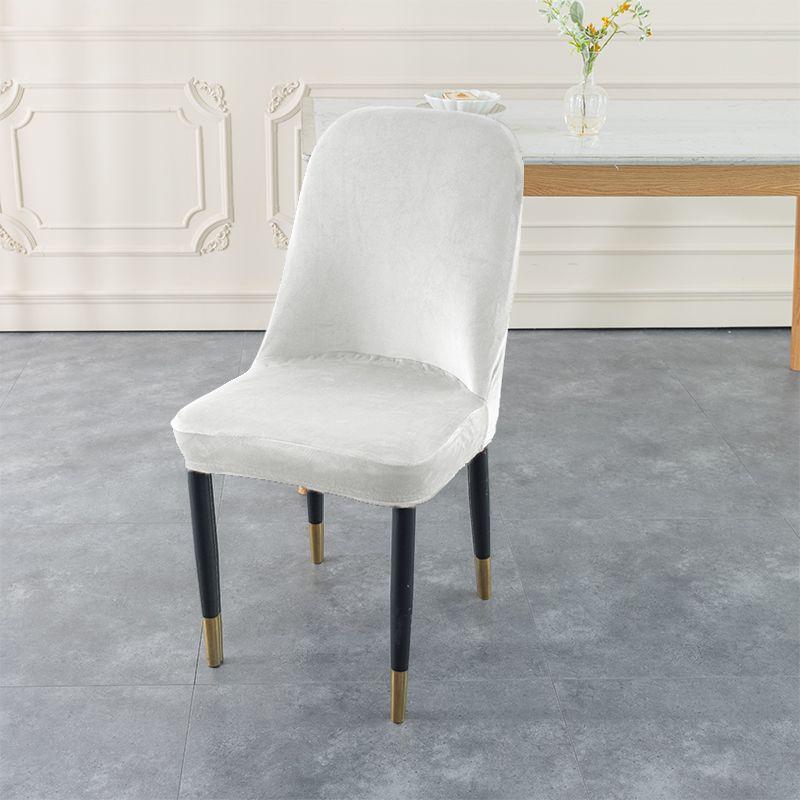 Thickened Chair Cover Elastic Arc Shape Dirt-resistant Dining Chair Cover Prevent Cat Scratches Easy To Remove and Wash Without Deformation.
